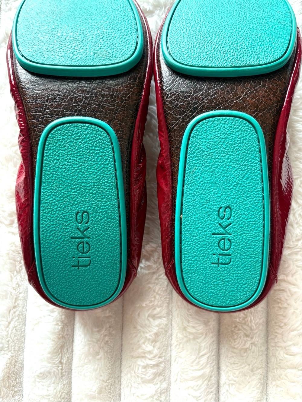 Tieks Ruby Red Patent Ballet Flat - Picture 7 of 7